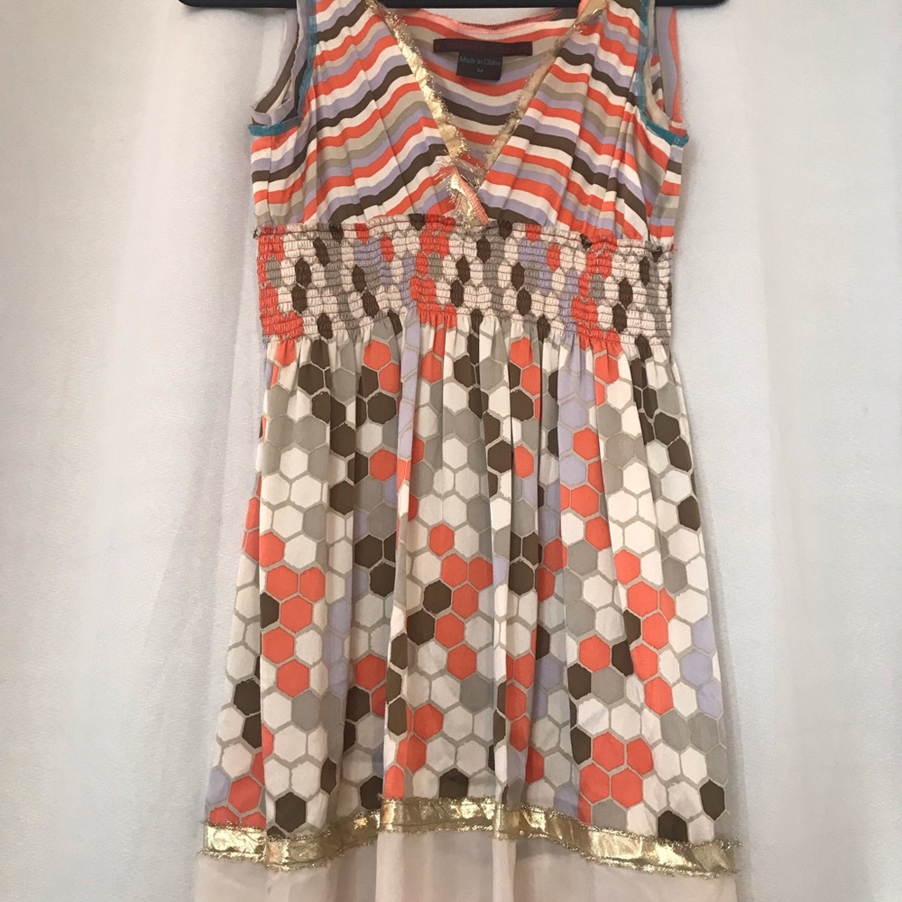 A Common Thread V neck silk tunic